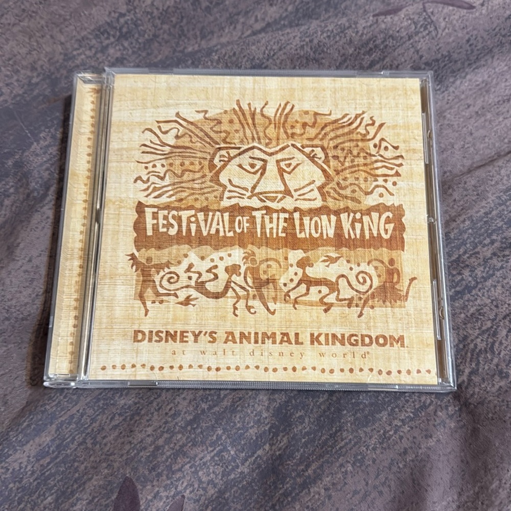 Festival of the Lion King CD Disney Animal Kingdom Music Album - Used Very Good